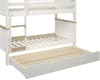 Heritage White and Oak Wooden Storage Bunk Bed