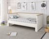 Heritage White and Oak Wooden Day Bed