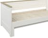 Heritage White and Oak Wooden Day Bed