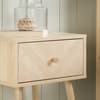Herringford Oak 1 Drawer Bedside Table