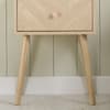Herringford Oak 1 Drawer Bedside Table