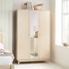 Herringford Oak 3 Door Mirror Wardrobe