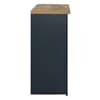 Highgate Navy Blue and Oak Wooden 4 Drawer Chest