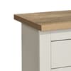 Highgate Cream and Oak Wooden 2 Drawer Bedside Table