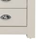 Highgate Cream and Oak Wooden 2 Drawer Bedside Table