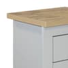 Highgate Grey and Oak Wooden 2 Drawer Bedside Table