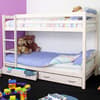 Hit White Wooden Storage Bunk Bed Frame