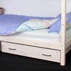 Hit White Wooden Storage Bunk Bed Frame
