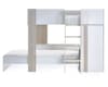 Horizon Pale Wood and White Wooden Storage Bunk Bed