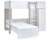 Horizon Pale Wood and White Wooden Storage Bunk Bed