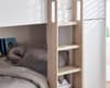 Horizon Pale Wood and White Wooden Storage Bunk Bed