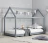House Grey Wooden Bed