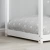 House White Wooden Bed with Ethan Mattress Included