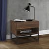 Houston Walnut Wooden 1 Drawer Bedside Table