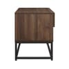 Houston Walnut Wooden 1 Drawer Bedside Table