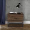 Houston Walnut Wooden 2 Drawer Bedside Table