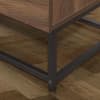Houston Walnut Wooden 2 Drawer Bedside Table