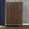 Houston Walnut Wooden 4 Door Wardrobe