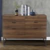 Houston Walnut Wooden 6 Drawer Chest