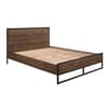 Houston Walnut Wooden Bed Frame - 4ft6 Double