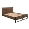 Houston Walnut Wooden Bed