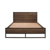 Houston Walnut Wooden Bed Frame - 4ft6 Double