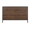 Houston Walnut Wooden Bed Frame - 4ft6 Double