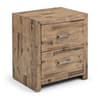 Hoxton Oak 2 Drawer Bedside Table