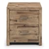 Hoxton Oak 2 Drawer Bedside Table