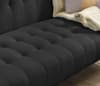 Hudson Charcoal Fabric Sofa Bed