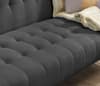Hudson Charcoal Fabric Sofa Bed
