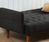 Hudson Charcoal Fabric Sofa Bed