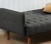 Hudson Charcoal Fabric Sofa Bed
