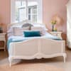Willis and Gambier Ivory Wooden Rattan Bed Frame