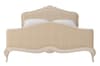 Willis & Gambier Ivory Fabric and Wooden Bed Frame