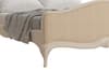 Willis & Gambier Ivory Fabric and Wooden Bed Frame