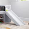 Jake White Wooden Mid Sleeper with Slide Bed