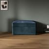 Jay-Be Airforce Velvet Footstool Sofa Bed