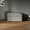 Jay-Be Smoke Brushed Twill Footstool Sofa Bed