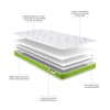 Jay-Be Toddler Foam Free Anti-Allergy Spring Mattress - 70 x 140 cm