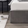 Frida Grey Velvet Ottoman Bed Frame