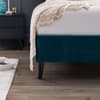 Frida Teal Velvet Bed Frame