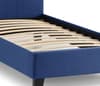 Rialto Blue Fabric Bed Frame