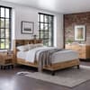 Bali Oak Wooden Bookcase Bed Frame - 5FT King Size