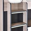 Hercules Oak and Anthracite Wooden High Sleeper