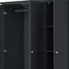 Maine Anthracite 3 Door Wooden Combination Wardrobe