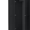 Maine Anthracite 3 Door Wooden Combination Wardrobe