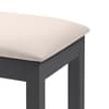 Maine Anthracite Wooden Dressing Table Stool