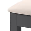 Maine Anthracite Wooden Dressing Table Stool