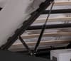Maine Anthracite Wooden Ottoman Bed Frame